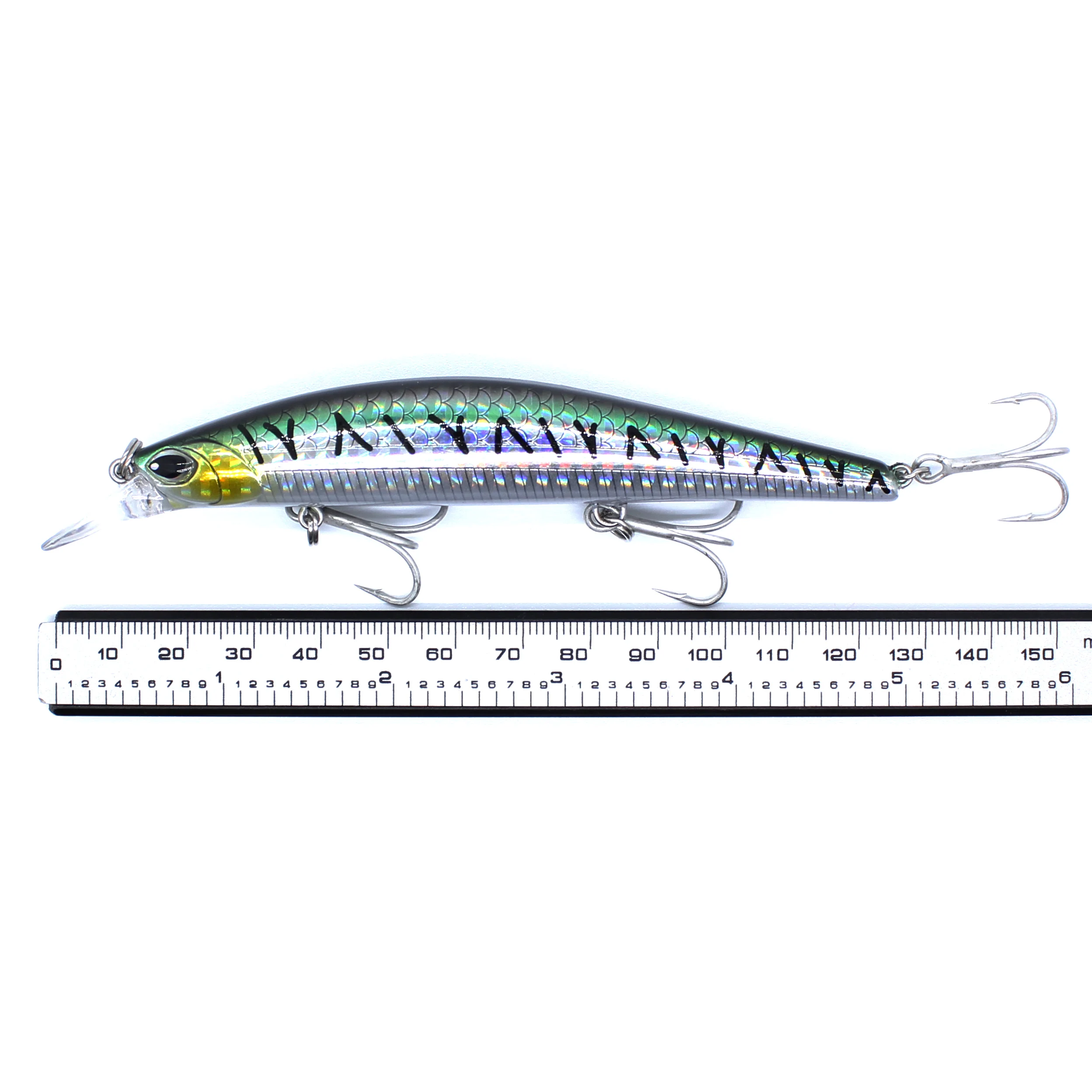 AOCLU-Minnow Jerkbait Wobbler, tiefer harter Köderköder, Magnetgewichtsübertragung, lange, einfache Entfernung, 120 mm, 20 g Tauchen, 1,8 m – Detail 3