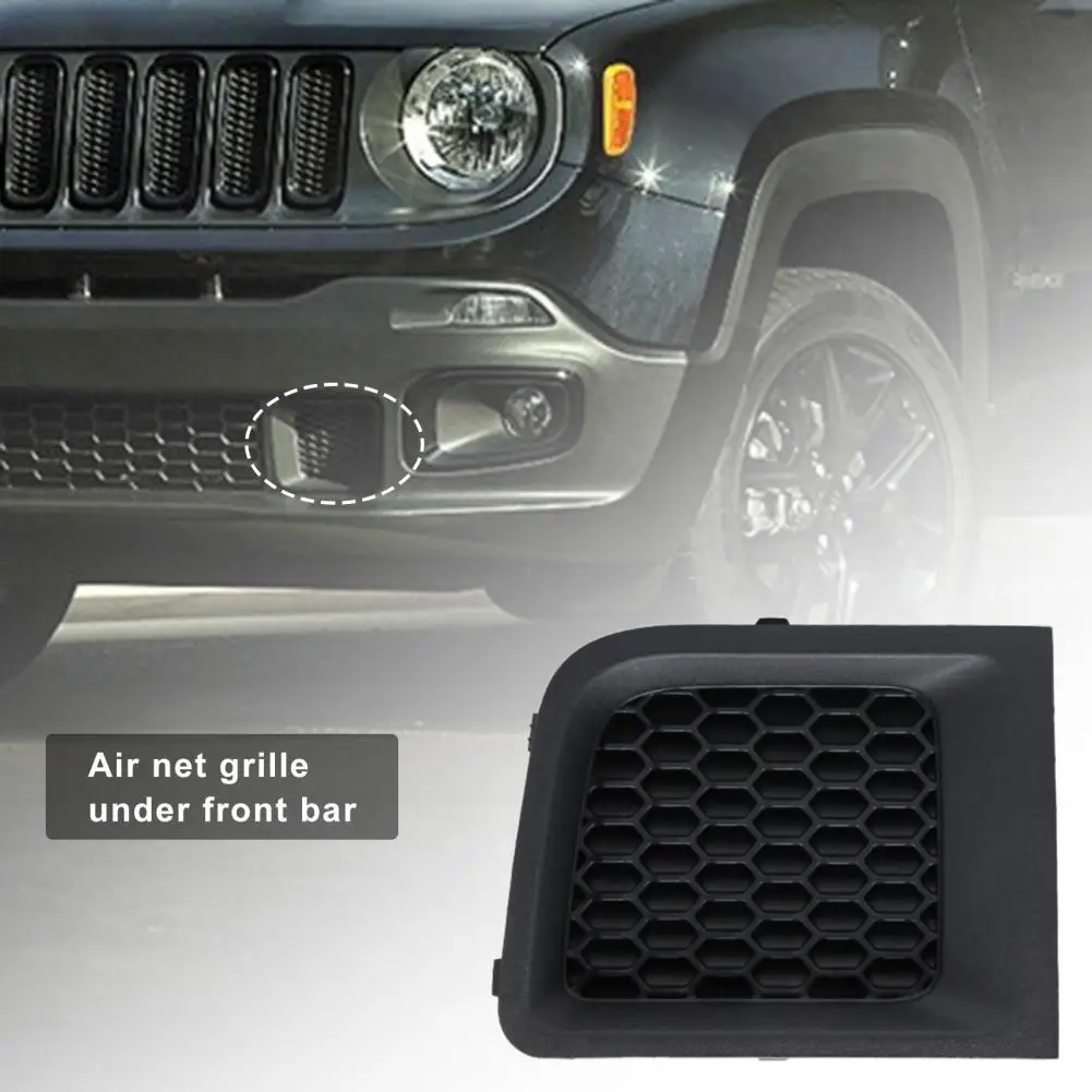 Car part Front Bumper Grille Bezel Black Left/Right Car Mesh Grille 5XB62LXHAA 5XB63LXHAA for Jeep Renegade 2015-2017