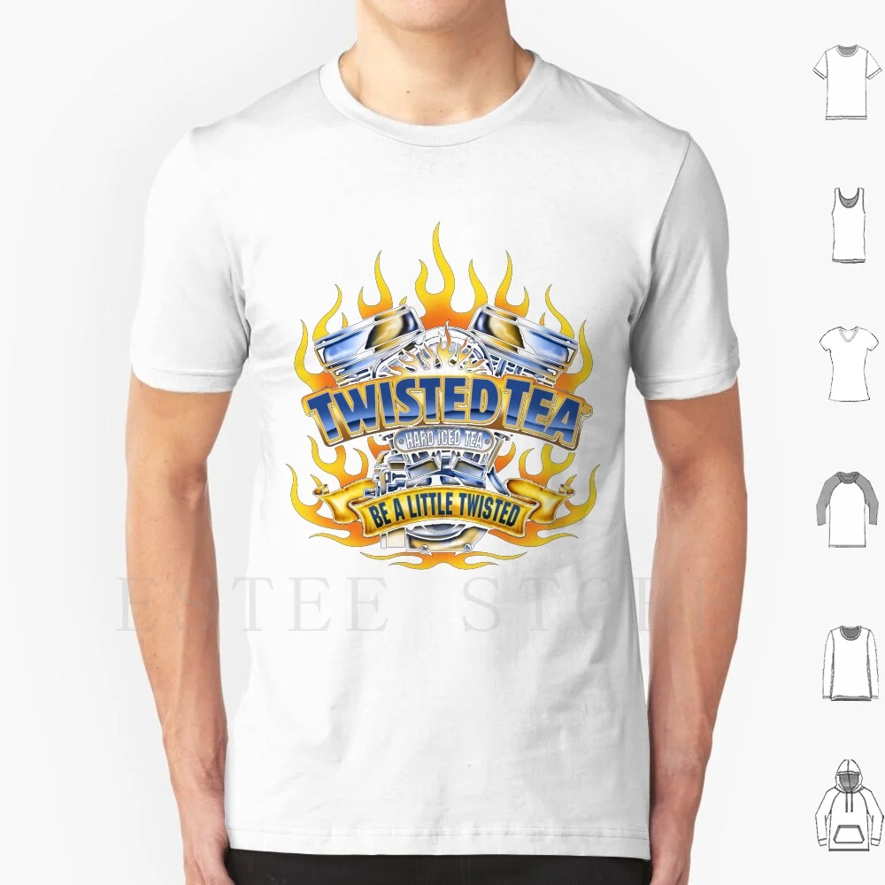 Twisted Tea T Shirt Men Cotton 6xl Twisted Tea Tea Drink Teako Hard Iced Tea Beer Liquor Stay Strapped Get Slapped Twisted