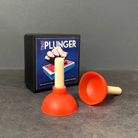 Tiny Plunger (DVD+GIMMICKs) - Magic Trick props Metaism close up illusion stage magia props as seen on tv -High quanlity