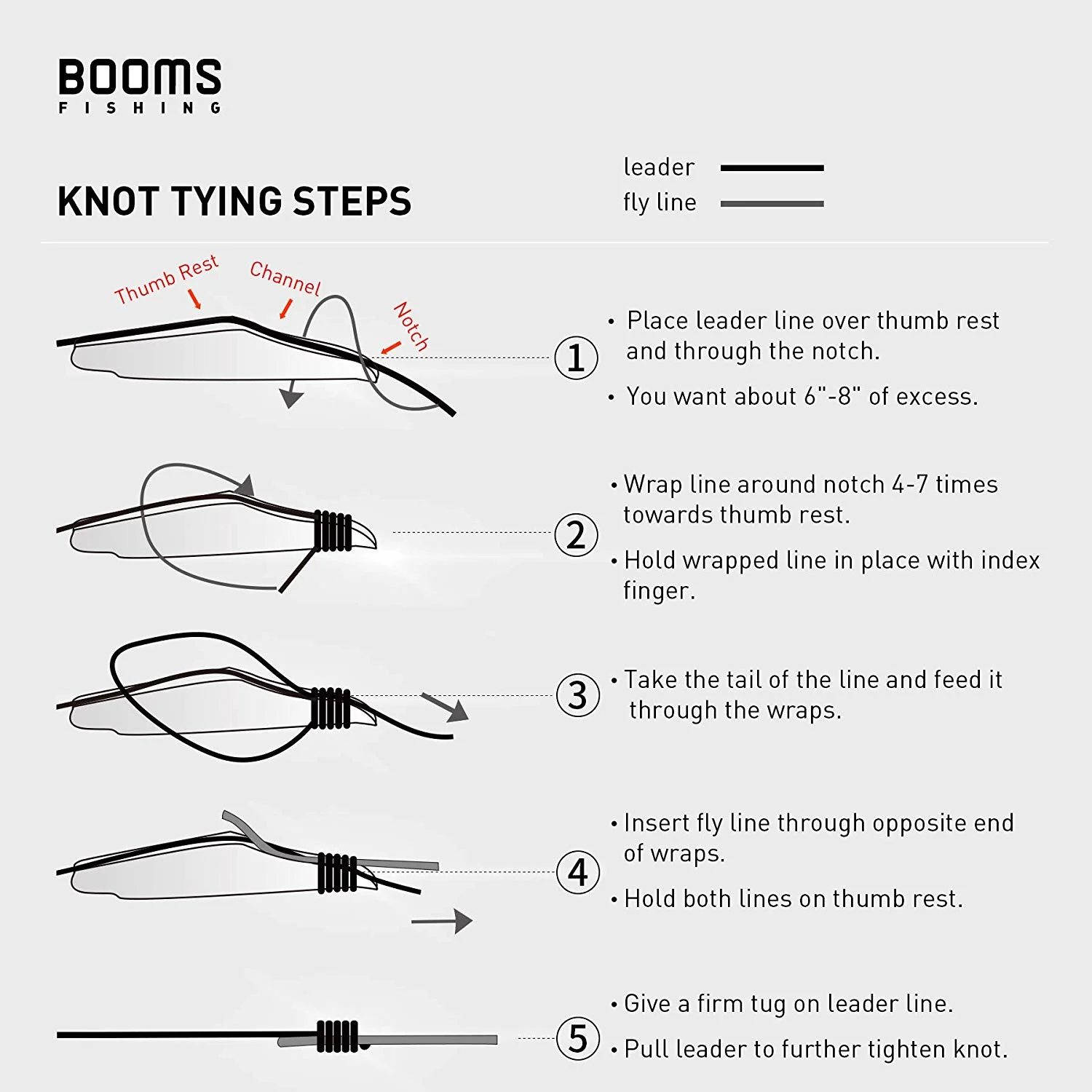 Booms Fishing Quick Knot Tying Tool Fly Fishing Line Scissors Cutter Clipper Nippers Fast Knotter Tie Zinger Retractor Tackle