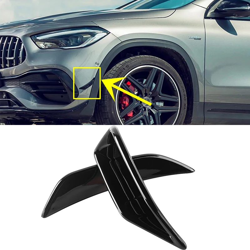 Frontstoßstangen-Luftauslass-Abdeckung Zierleiste Autoaufkleber für Mercedes Benz H247 GLA180 GLA200 GLA220 GLA250 GLA35 GLA45S AMG 2020+ – Detail 8