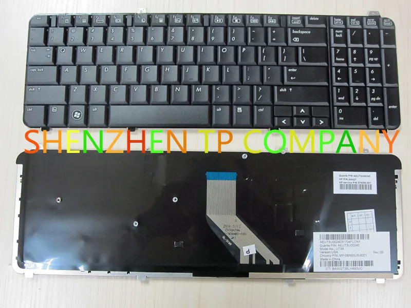 free shipping New laptop keyboard  For HP Pavilion DV6 DV6T DV6-1000 DV6-1200 DV6T-1100 DV6T-1300 DV6-2000 Service US