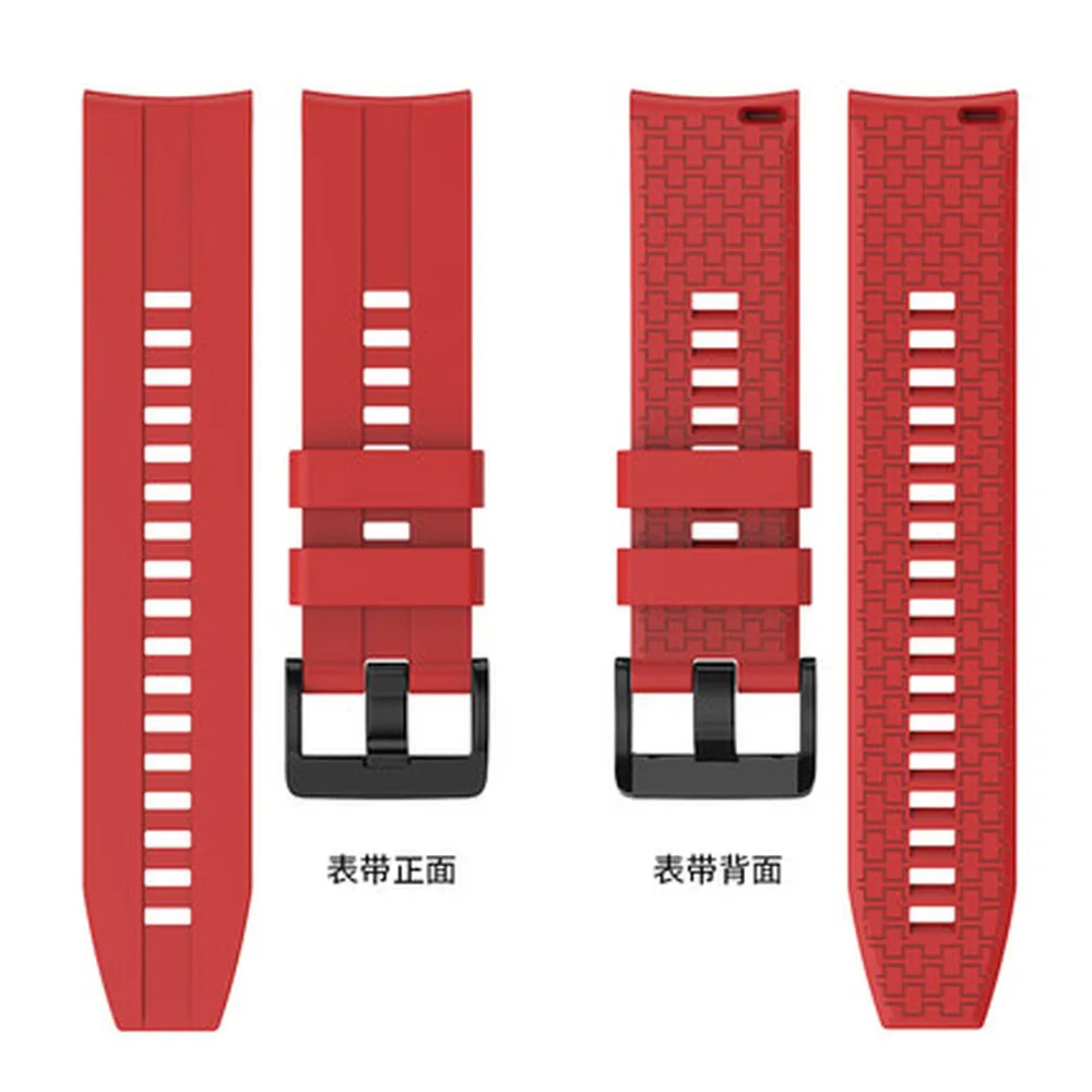 สายนาฬิกาอัจฉริยะ22มม. สำหรับนาฬิกา Huawei GT 3 GT2 GT3 Pro 46มม. /se/gt actu/honor Magic สายรัดข้อมือซิลิโคนทางการ