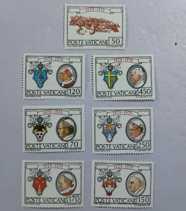 A56 Vatican stamps , 1979， Post Stamps Postage Collection