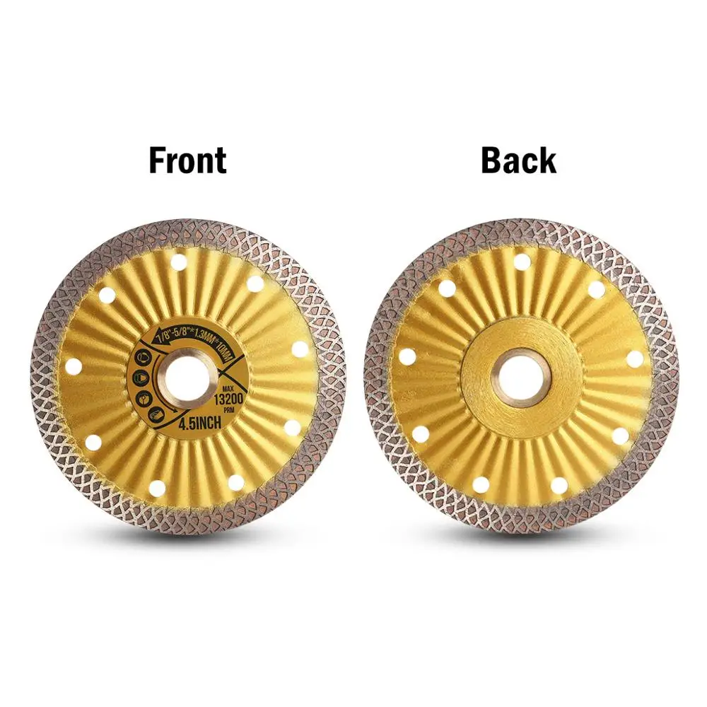4.5"/7" Super Thin Diamond Tile Blade Porcelain Cutting Blade for Cutting Porcelain Tile Granite Marble