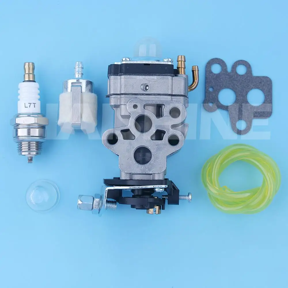 Imagem -02 - Carburador Carb Kit para Kawasaki Kbl35a Tj35e Kbl27b Aparador de Cordas Cortador de Grama 504 11 6101 504116101 Máquina de Corte de Grama