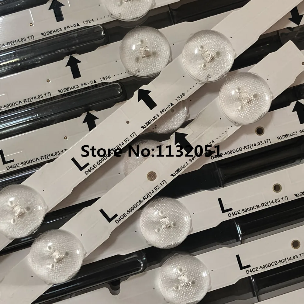 12PCS LED backlight strip for UE50H5000 UE50H6200 UE50J5600 UE50J6200 UE50H6400 UE50J5500 BN96-30428A BN96-30427A 30425A 30426A