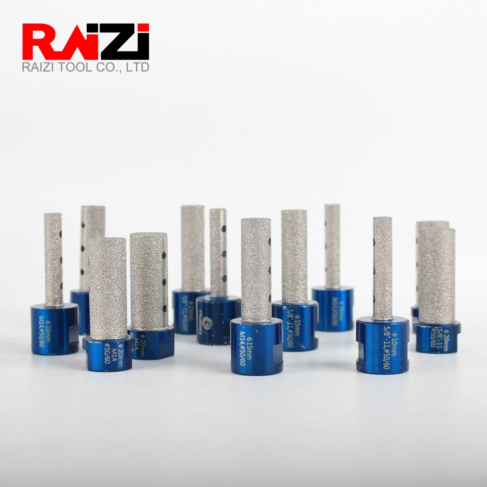 Raizi 1pc Diamond Finger Bit 10/15/ 20/25mm For Ceramic Tile Granite Marble Hole Saw Cutter Enlarge Grinding Hole Milling Bit