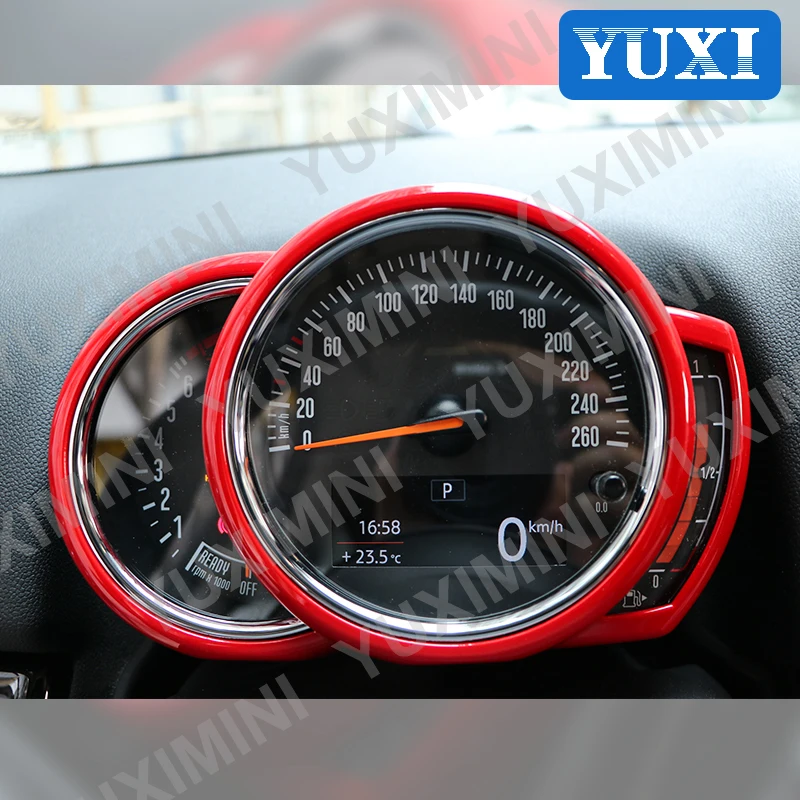 Car Dashboard Decorative Frame  For BMW MINI ONE CooperS F54 F55 F56 F57 F60 Tachometer Cover Car Interior Styling Modification