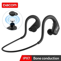 Newest Bluetooth Earphone DACOM E60 Bone Conduction Wireless Headphones IPX7 Waterproof ENC Noise Cancellation Earphones BT V5.0