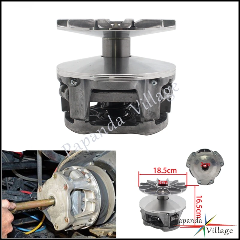 

For Polaris RZR 800 Silver Aluminum Primary Clutch Drive Clutch 2008 2009 ATV UTV Accessories Drive Pulley Clutch Assembly