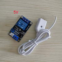 12V 24V 5V Water Leak Detector Relay Module Water Flood Leaking Alarm Water Level Sensor Sensitive Water Leakage Alarm