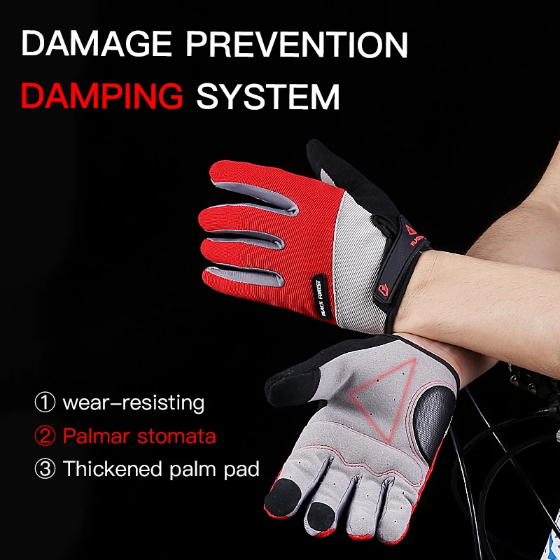 Touch Screen Tactical Gloves Breathable With Sweat Towel Full Finger Hiking Gloves Outdoor Climbing Hiking Running