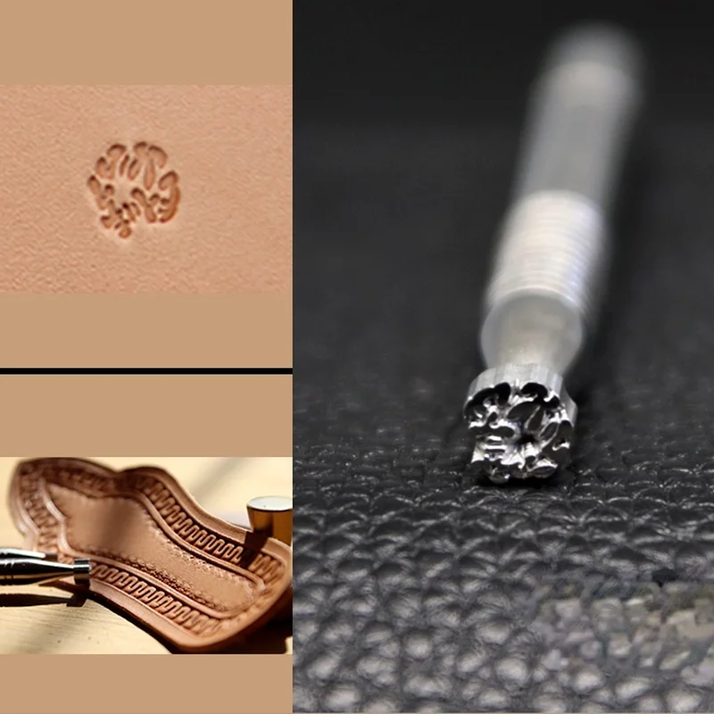 

Инструмент для резьбы по коже из нержавеющей стали 304, затенение, искусственная кожа, логотип для перфорации, кожевенное Ремесло 8x8 мм