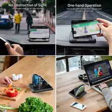 Carbon Fiber Dashboard Phone Holder for 3-7 inch Phones #6