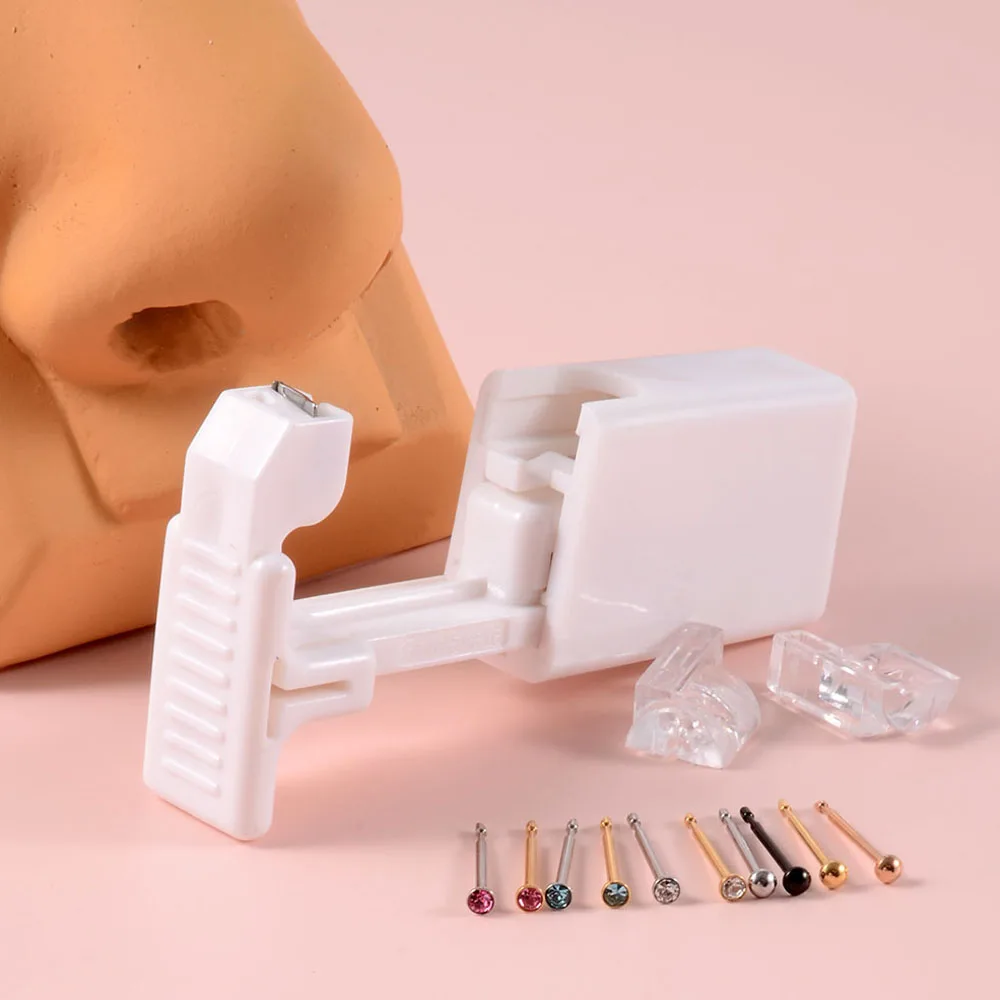 Disposable Safe Sterile Piercing Unit for Gem Nose Studs