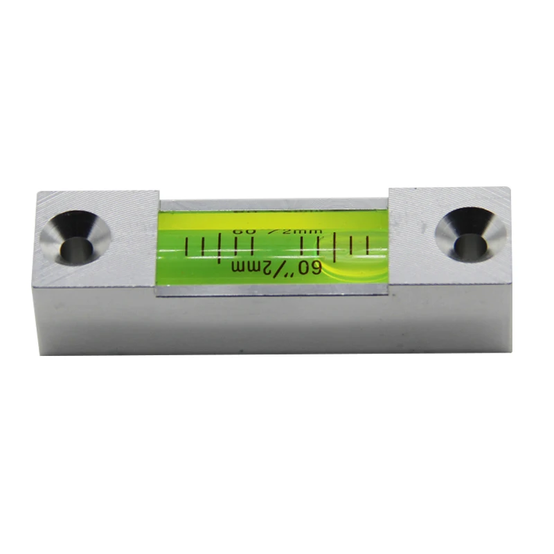 Metal 60 second long strip spirit level portable horizontal bubble