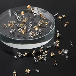 50pcs/lot DIY Fashion Jewelry Accessory Hanging cap Claw Nails Alloy Material Rhodium Plating Pendant Making Department