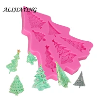 Molde de Silicona con Forma de Árbol de Navidad