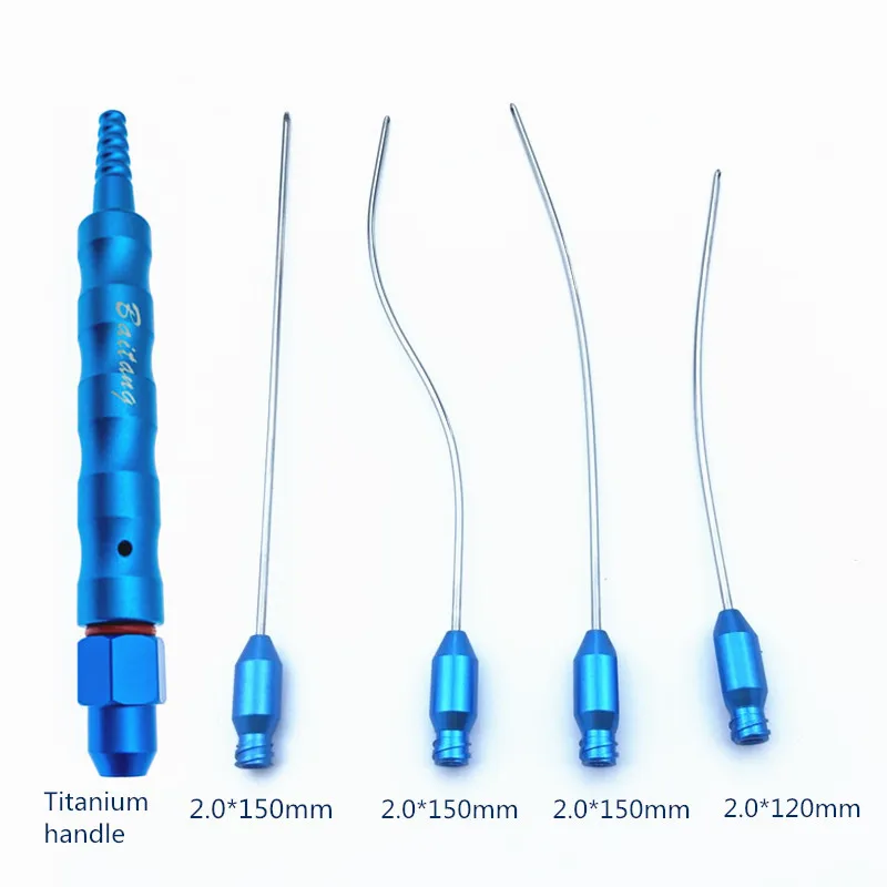 Liposuction Cannula Set Fat Aspiration Needles Water Injector Infiltration Cannulas Suction Liposuction Tools