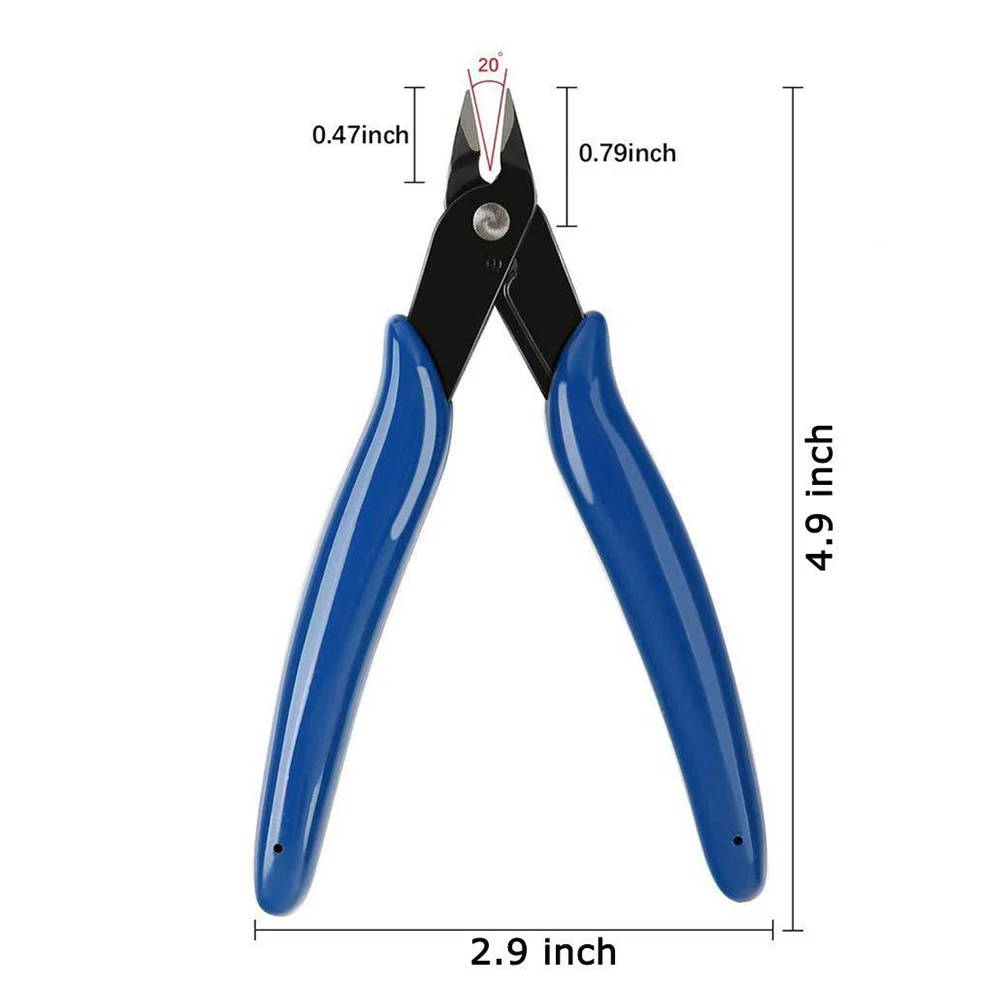 Pinza utensile da taglio multifunzione in acciaio al carbonio tronchesi per cavi elettrici cesoie laterali pinza per filo pinza diagonale per utensili manuali