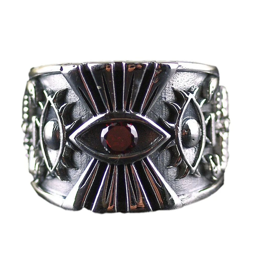 Thailand jewelry Pharaoh's Eye Men's 925 Silver rings，Customized rings, no returns or exchanges