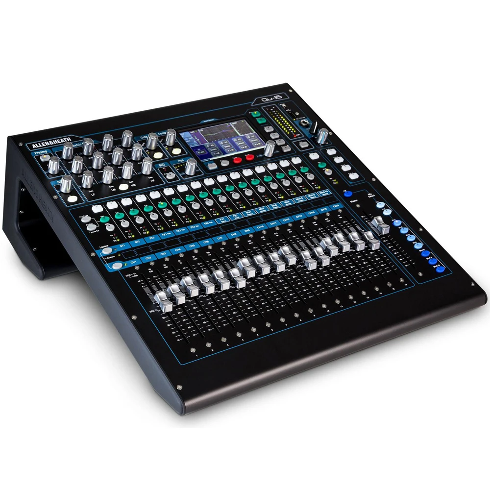 Allen & Heath Qu-16 16 Channels Digital Audio Mixer Chrome Edition Professional DJ Mixing Console For Audio System