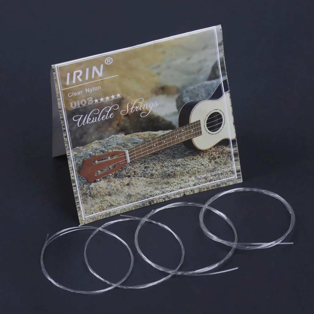 IRIN Ukulele Strings Transparent Nylon Professional Musical Instrument Accessories Replacement Parts for 4 String Hawaii Guitar