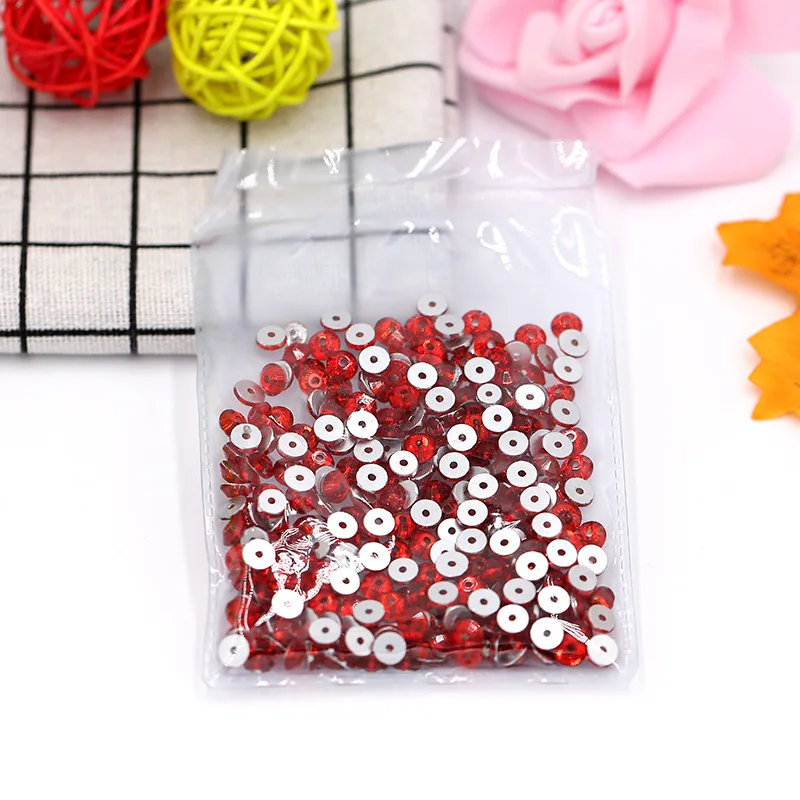 3mm 4mm 5mm 6mm Glass Crystal Round Xilion Sew On Rhinestones with 1 Middle Hole sew-on stone