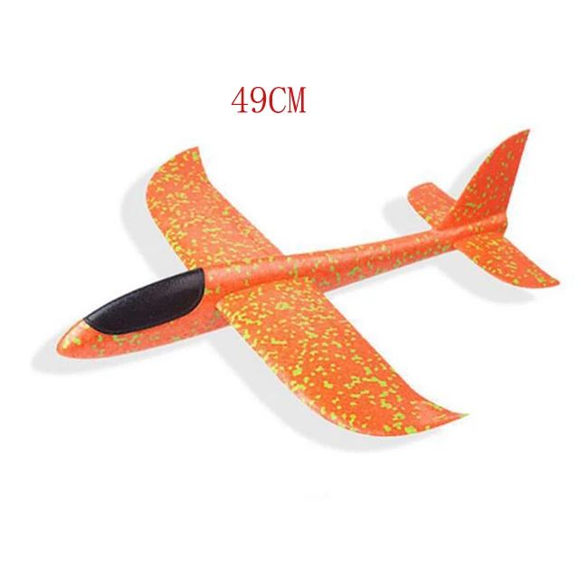 49CM Hand Gooi Gratis Fly Zweefvliegtuig Vliegtuigen Schuim Model EPP Breakout Vliegtuigen Party Game Kinderen Outdoor Fun Gift speelgoed Voor Kinderen