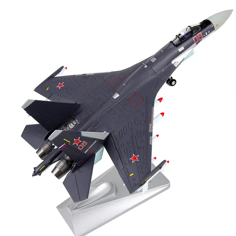 ของเล่น1:72 Sukhoi Su-35 Flanker-E / Super Flanker Fighter Diecast โลหะผสมทหารเครื่องบินจำลองของเล่นเก็บสะสม