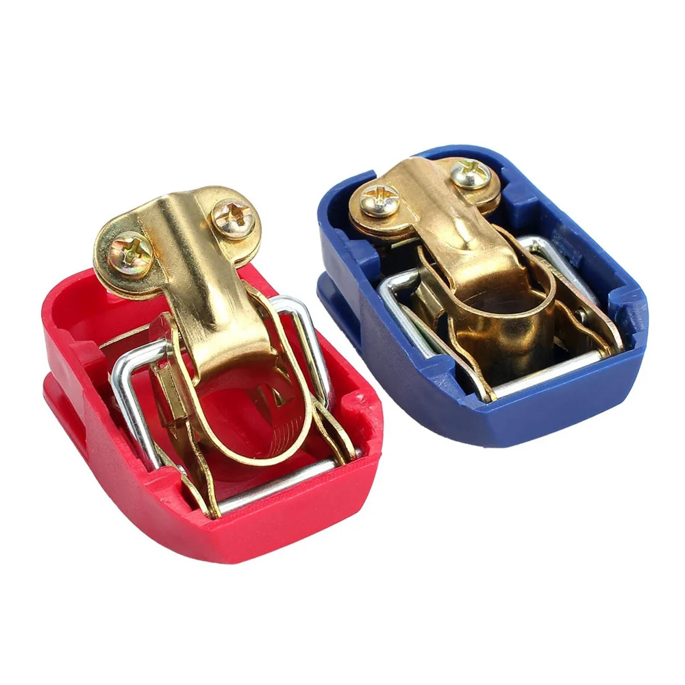 Universal 1 Pair 12V Quick Release Battery Terminals Clamps for Car Caravan Boat Motorcycle Car-styling Car Accessories