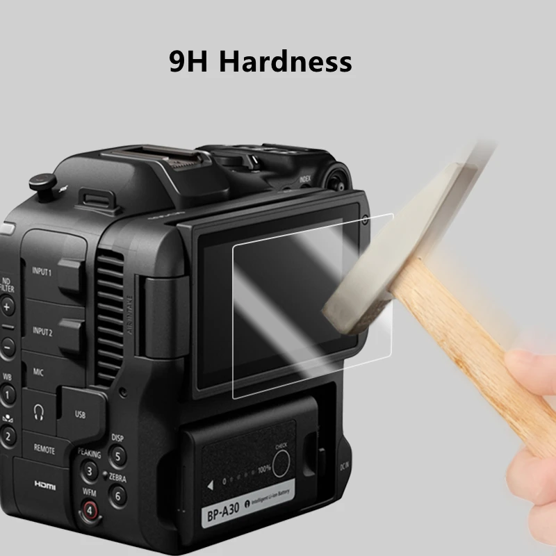 C 70 Glass 9H Camera Kính Cường Lực Dành Cho Canon C70 Camera Bảo Vệ Màn Hình LCD