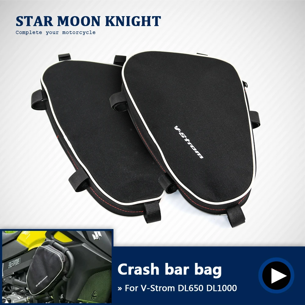 Barra de reparo para motocicleta, bolsa à prova d'água, uso em ferramentas, para suzuki v-oma dl650, dl1000, givi, kappa