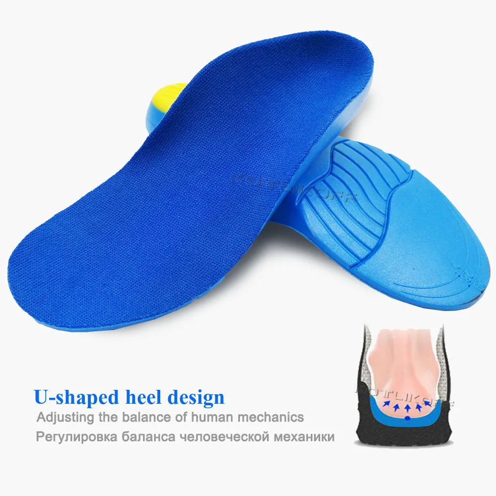 KOTLIKOFF Kids Children Flat Feet Arch Support Insoles Orthotic Orthopedic Shoe Inserts O/X Leg Valgus Arch Support Orthotic Pad