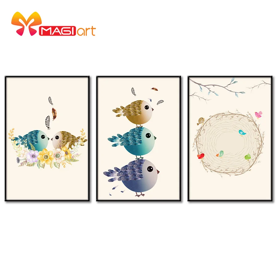 

Cross stitch kits Embroidery needlework sets 11CT water soluble canvas patterns 14CT Cartoon Style Kissing fish-NCMC016