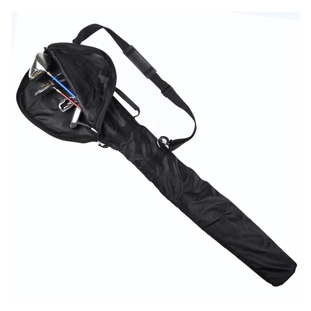 Lightweight Golf Club Bag For Men Women Kids Course Training Case Black