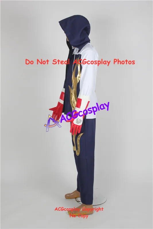 Jin Kazama-traje de cosplay de chaqueta con capucha, conjunto completo, acgcosplay