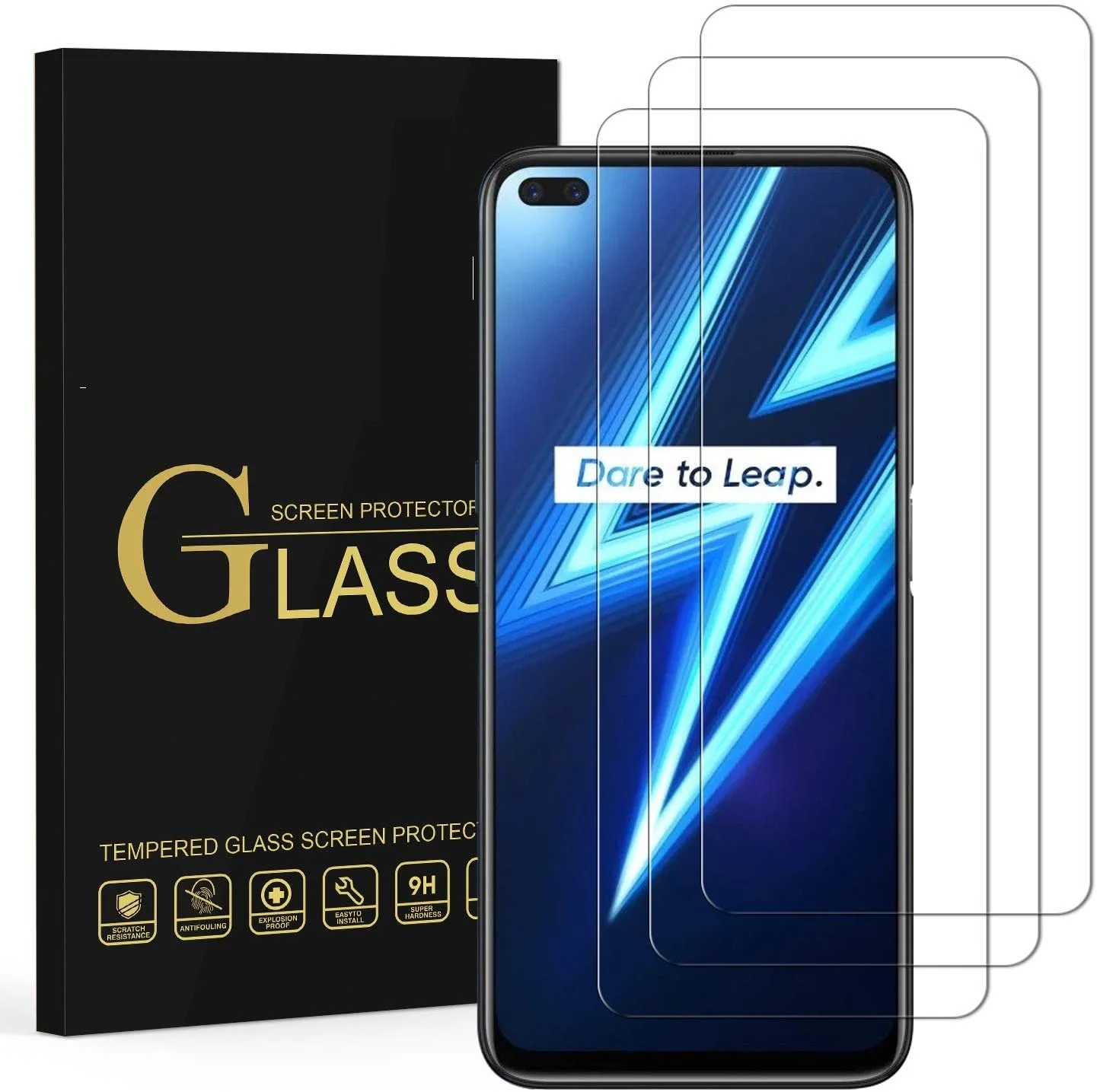 100D Tempered Glass For OPPO Realme 6 Pro X7 X2 7 Glass Screen Protector Realme 5 Pro X3 X50 XT X C15 C11 C3 6S 6I Protect Film