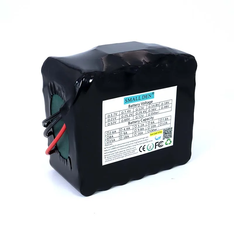 แบตเตอรี่ Li-ion แพ็ค18650แบตเตอรี่แบบชาร์จไฟได้24V 7S5P 20Ah พร้อมที่ชาร์จ29.4V 15A BMS