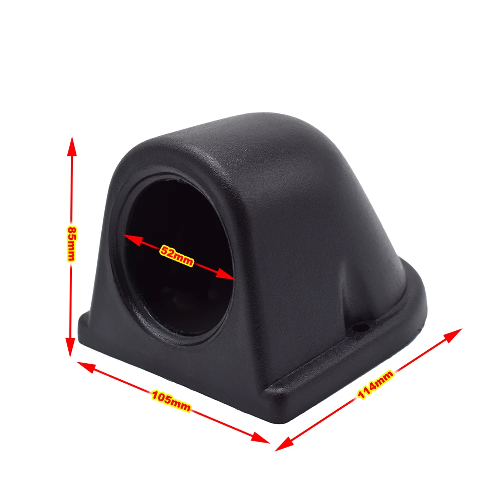Universal Car 52mm 2\'\' Single Gauge Pod For Turbo Boost Gauge Volt Oil Water Temp Pressure PSI Air Fuel Ratio Tachometer Vacuum