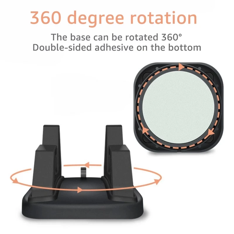 حامل جوال للسيارة للاستخدام العالمي 360 درجة تدوير سيليكون سيارة حامل هاتف المحمول جبل لوحة القيادة الهاتف الذكي قوس في سيارة لتحديد المواقع ...