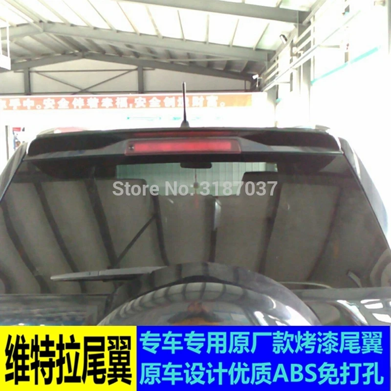 Voor Suzuki Grand Vitara Spoiler 2009-2013 Abs Plastic Unpainted Kleur Dakspoiler Vleugel Kofferbak Lip Boot Cover auto Styling