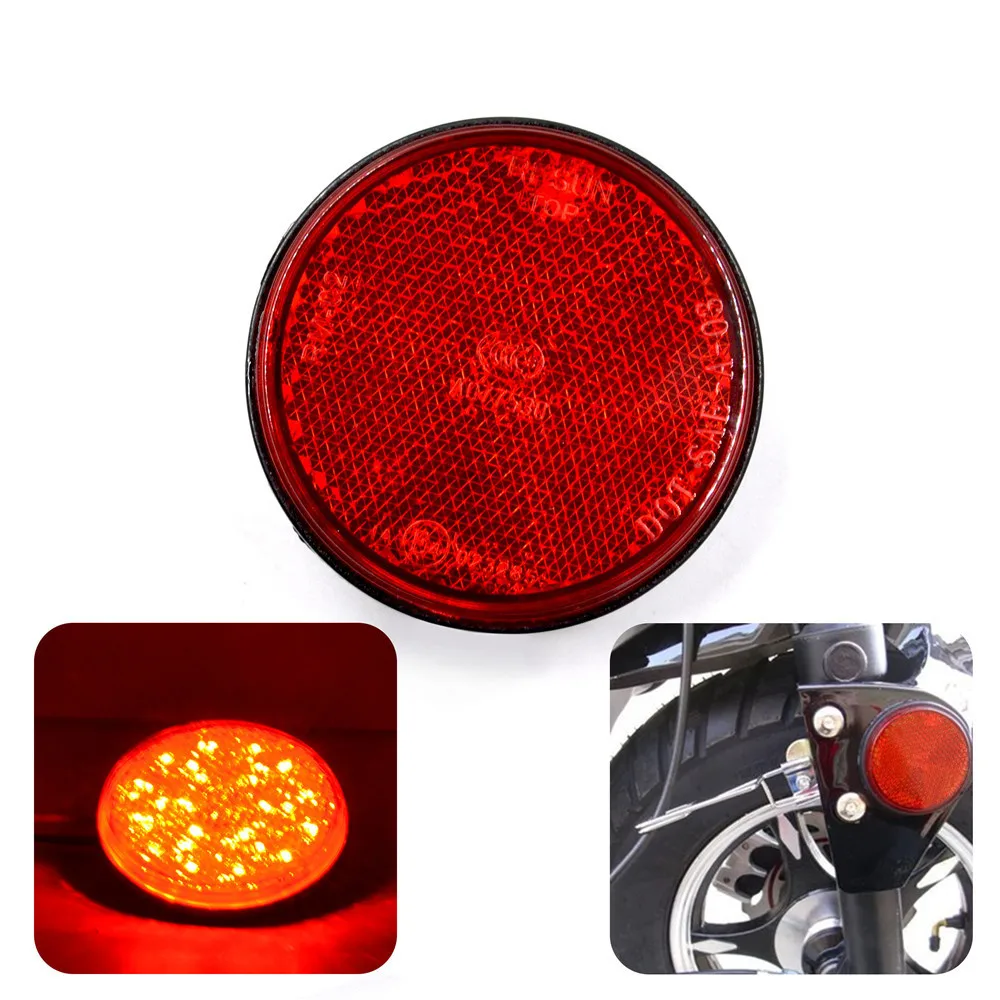 Motorcycle Tail Light Universal 12V Mini Motorbike Reflector Turn Signal Brake Stop Lamp For Honda Suzuki KTM Yamaha Kawasaki