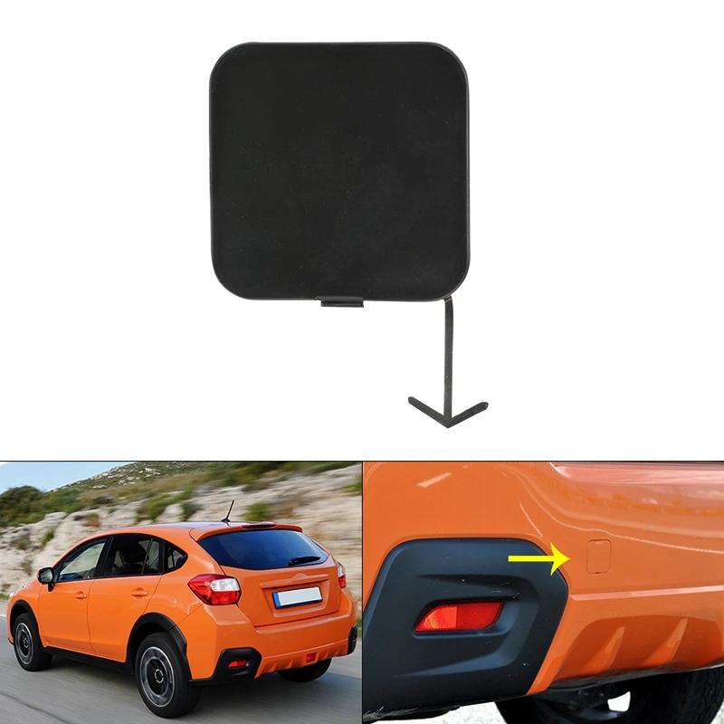 Rear Bumper Towing Hook Cover Tow Hook Cap for Subaru Crosstrek XV Impreza 2008-2015 57731-FH010