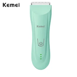 Kemei 811 Baby Hair Clipper Quiet Hair Trimmer for Kids and Children Waterproof Rechargeable Cordless Haircut Kit Ceramic Blade