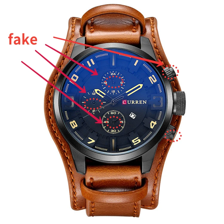 CURREN Men Quartz Watches Sport Military Top Brand Luxury Male Clocks Date Clock Leather Strap Date Time Relogio Masculino images - 6