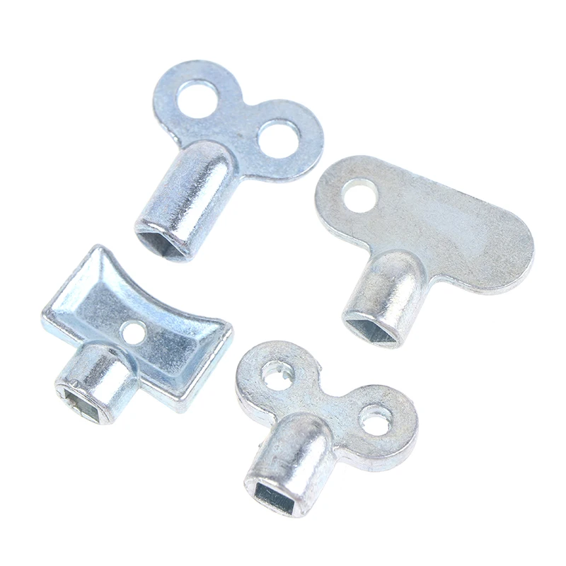 Llave cuadrada de latón para radiador, llave de purga de fontanería, válvula de escape sólida para grifo de agua, herramienta de válvula de aire, núcleo de agujero, 2 uds.