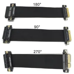 PCI-E Riser PCI-E Cable PCI Express Riser Card PCIE X4 Extension Cable for Motherboard Extender Converter Adapter pcie 3.0